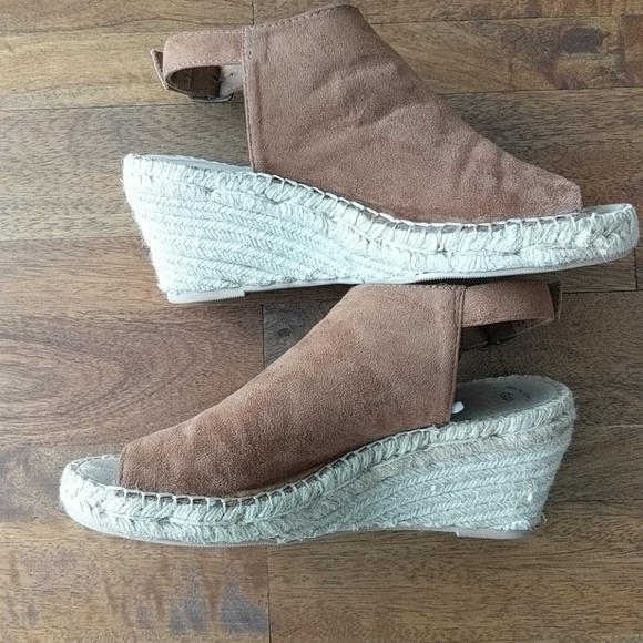 Gap Suede Espadrilles Peep - Picture 2 of 3